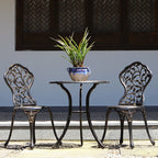Cast Aluminum Patio Bistro Table Set