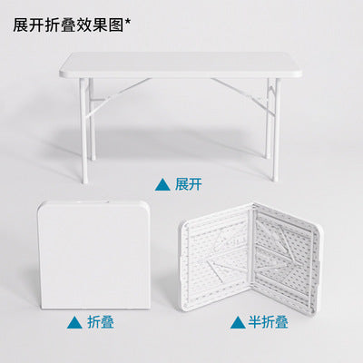 Outdoor Dining Table Folding Table Training Plastic Tables And Chairs Dining Table Night Portable Stall Table Folding Table