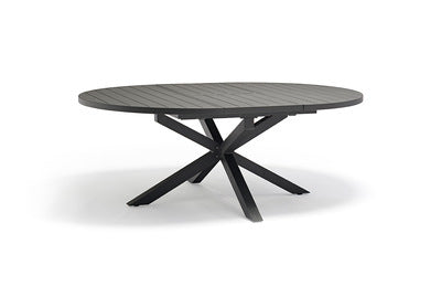 Outdoor Balcony Outdoor Tables And Chairs Courtyard Leisure All Aluminum Stretch Dining Table Combination Outdoor Sunscreen Antirust Tables And Chairs