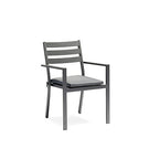 Outdoor Balcony Outdoor Tables And Chairs Courtyard Leisure All Aluminum Stretch Dining Table Combination Outdoor Sunscreen Antirust Tables And Chairs