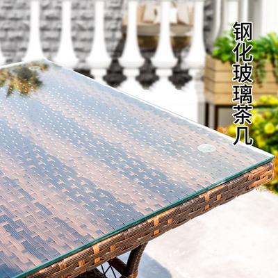 Tengyuexuan Rattan Chair Hotel Restaurant Open-air Rattan Tables And Chairs Outdoor Furniture Rattan Chair Balcony Leisure Rattan Chair