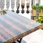 Rattan Chair Outdoor Furniture Hotel Villa Outdoor Rattan Garden Chair Rattan Chair Courtyard Restaurant Leisure Balcony Tables And Chairs