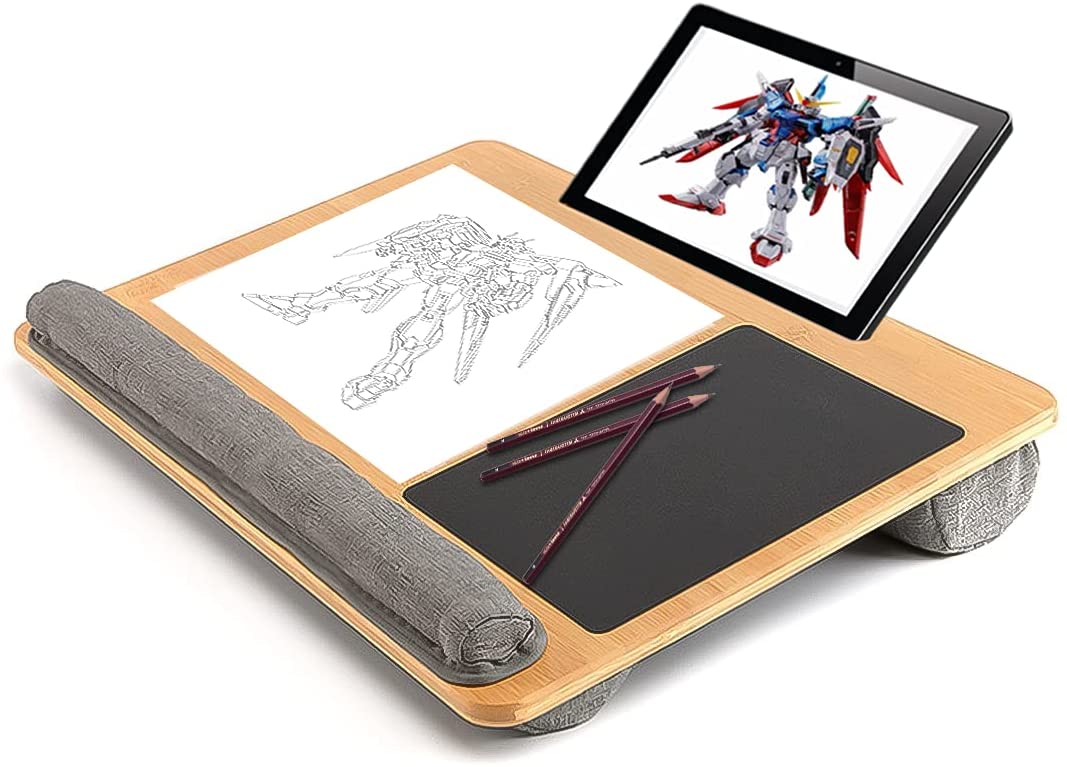 17" Bamboo Wood Laptop Desk