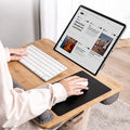 17" Bamboo Wood Laptop Desk