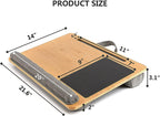 17" Bamboo Wood Laptop Desk