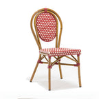 Outdoor Leisure Dining Chair Rattan Chair Three Piece Set Of Rattan Tables And Chairs American PE Imitation Rattan Cafe Courtyard Balcony Tables And Chairs