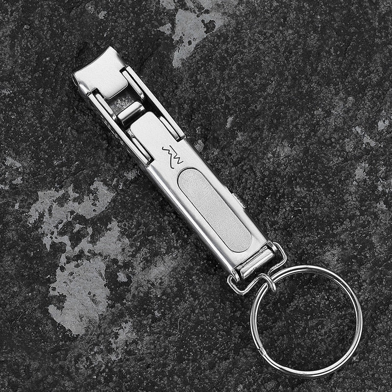 1PC Foldable 0.5cm Ultra thin Portable Stainless Steel Nail Toe Cutter Trimmer Scissor Manicure Pedicure Tool Fingernail Clipper|Clippers & Trimmers|