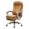 Ergonomic PU-Padded Office Computer Desk Chair with Armrest