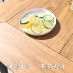 Outdoor Leisure Tables And Chairs Outdoor Nordic Courtyard Outdoor Terrace Plastic Wood Tables And Chairs Combined Furniture Outside The Balcony