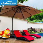 Outdoor Bed Swimming Pool Lounge Chair Beach Chair Leisure Nap Lazy Lounge Chair Open-air Balcony Villa Courtyard Lounge Chair