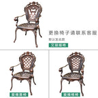 Craft Cast Aluminum Outdoor Tables And Chairs High-grade Outdoor Cast Aluminum Carved Leisure Tables And Chairs High-grade Hotel Cast Aluminum Tables And Chairs