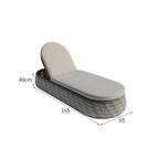 Outdoor Rattan Sofa Tea Table Combination Nordic Rattan Art Outdoor Sofa Courtyard Balcony Rattan Furniture
