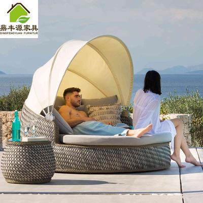Outdoor Rattan Sofa Tea Table Combination Nordic Rattan Art Outdoor Sofa Courtyard Balcony Rattan Furniture