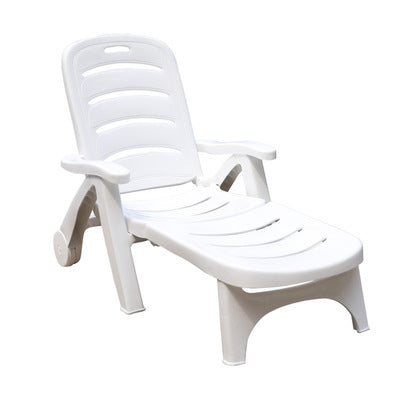 Outdoor Swimming Pool Reclining Chair Bed Balcony Lunch Break Nap Chair Outdoor Courtyard Folding Reclining Leisure Beach Chair Reclining Chair
