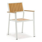 Factory Price Plastic Wood Tables And Chairs Outdoor Anti-corrosion Outdoor Leisure Plastic Wood Tables And Chairs Combined Plastic Wood Tables And Chairs Cafe