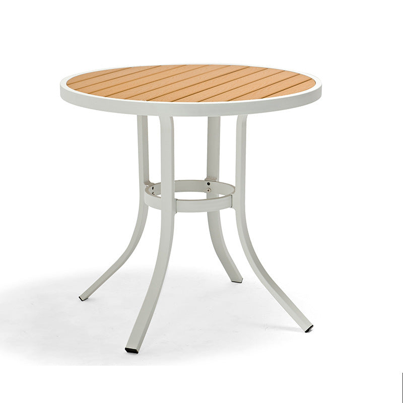 Outdoor Leisure Plastic Wood Tables And Chairs
