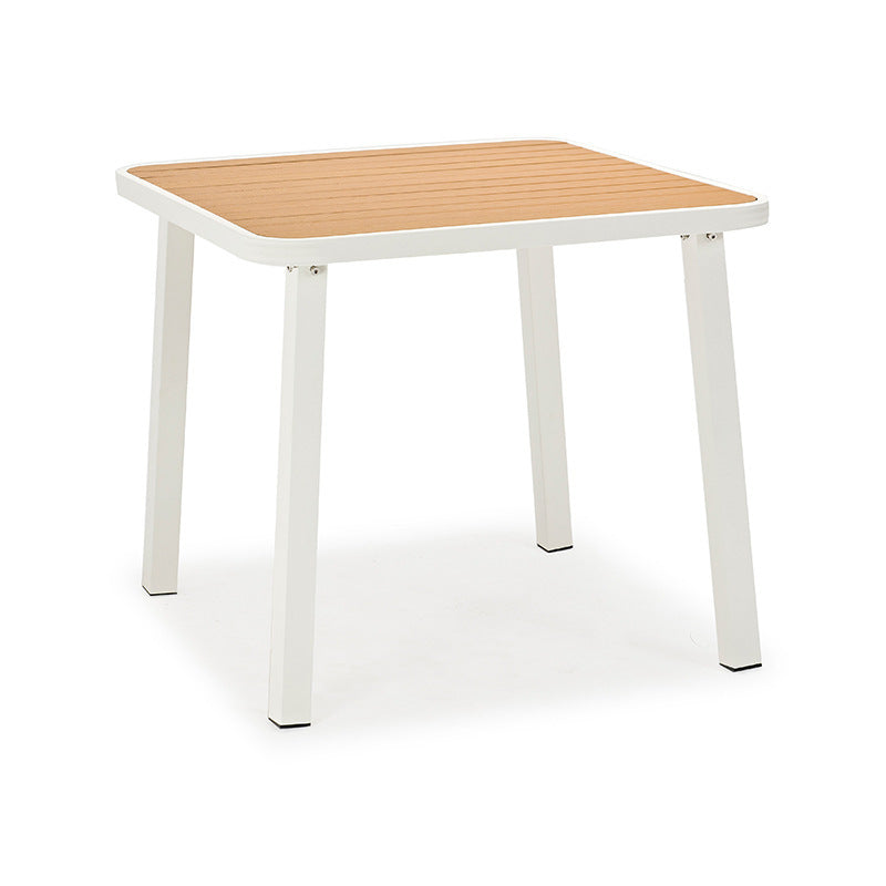 Outdoor Leisure Plastic Wood Tables And Chairs