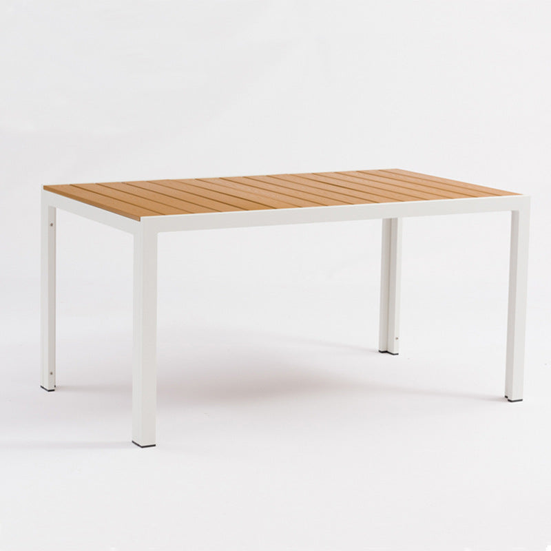 Outdoor Leisure Plastic Wood Tables And Chairs