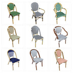 Nordic B B Restaurant Cafe Garden Balcony Outdoor Rattan Chair Milk Tea Shop Dessert Shop Table And Chair Combination