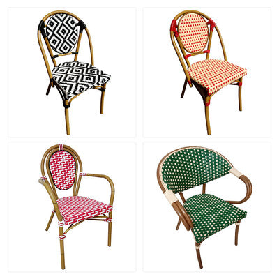 Nordic B B Restaurant Cafe Garden Balcony Outdoor Rattan Chair Milk Tea Shop Dessert Shop Table And Chair Combination