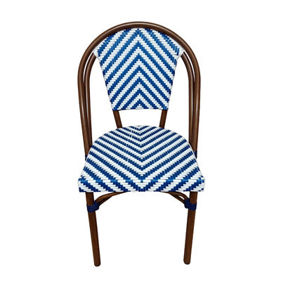 North European And American Home Stay Restaurant Outdoor Rattan Chair Balcony Cafe Rattan Chair Milk Tea Shop Single Chair