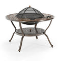Outdoor Barbecue Table Leisure Courtyard Table Iron Cast Aluminum Table Villa Leisure Table And Chair Household Commercial Carbon Electric Baking Table