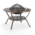Outdoor Barbecue Table Leisure Courtyard Table Iron Cast Aluminum Table Villa Leisure Table And Chair Household Commercial Carbon Electric Baking Table