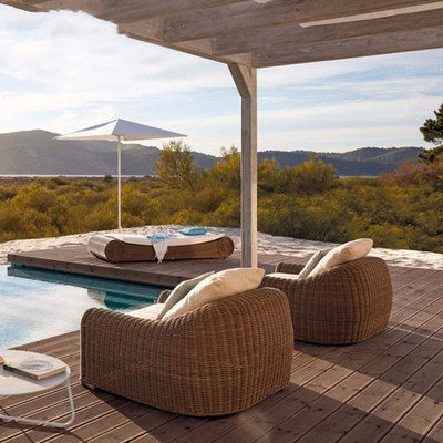 Outdoor Rattan Sofa Combination Courtyard Open Garden Balcony Rattan Chair Sofa Model Room Rattan Outdoor Furniture