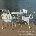 Outdoor Cast Aluminum Disassembly Tables And Chairs Balcony Outdoor Courtyard Leisure Tables And Chairs Outdoor Coffee Shop Dining Room Tables And Chairs