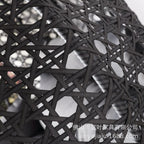 Outdoor Leisure Bird's Nest Double Basket Hanging Chair Modern Simple Balcony Courtyard Swing Rattan Rocking Chair Hammock