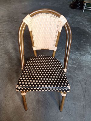Nordic B B Restaurant Cafe Garden Balcony Outdoor Rattan Chair Milk Tea Shop Dessert Shop Table And Chair Combination
