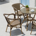 Outdoor Leisure Furniture Rattan Chair Courtyard Outdoor Table And Chair Three Piece Combination Balcony Rattan Tea Table Chair Dining Chair