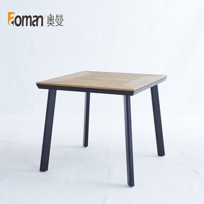 Auman Outdoor Plastic Wood Tables And Chairs Leisure Outdoor Tables And Chairs Combination Garden Cafe Catering Bar Courtyard Tables And Chairs