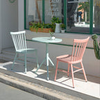 Simple Aluminum Alloy Outdoor Leisure Table And Chair Combination Coffee Shop Milk Tea Shop Chair Iron Table And Chair Three Piece Set Waterproof