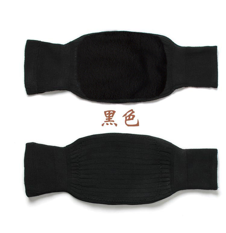 Warm knee protection thickened elderly double-layer thickened knitting knee protection plush