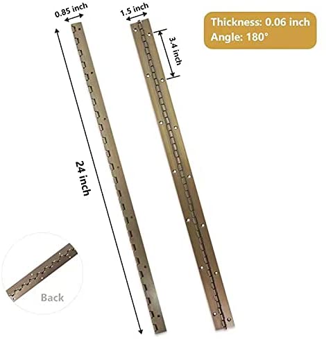 24 Inch Continuous & Piano Hinges