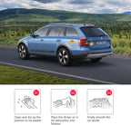 2 Pack of 5x5" Removable Baby on Board Magnetic Car Stickers