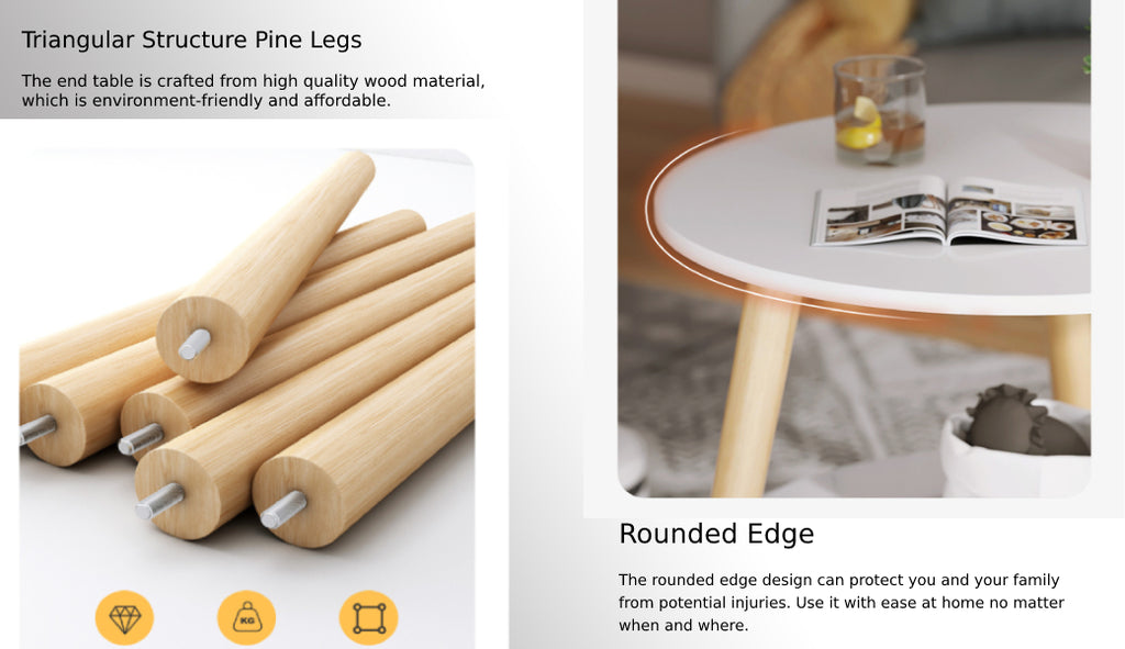 Double Layer Coffee End Table