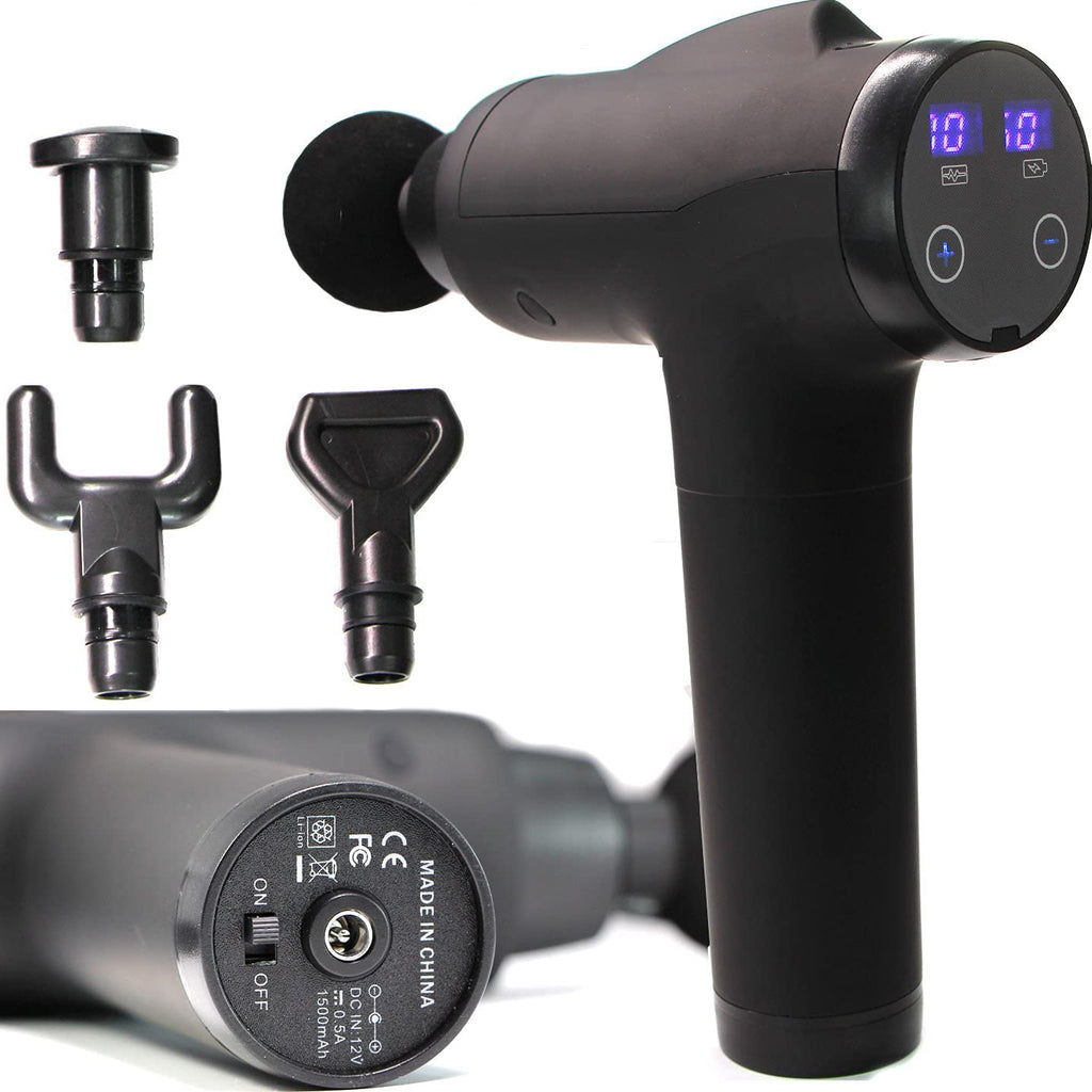 30 Speeds & 6 Heads with Case Massage Gun