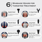 30 Speeds & 6 Heads with Case Massage Gun 