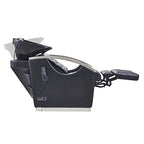 Salon Full Body Massage Shampoo BACKWASH Unit with Tilting Ceramic Sink Station Reclining BACKREST & Electrical Adjusting FOOTREST