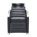 Salon Full Body Massage Shampoo BACKWASH Unit with Tilting Ceramic Sink Station Reclining BACKREST & Electrical Adjusting FOOTREST