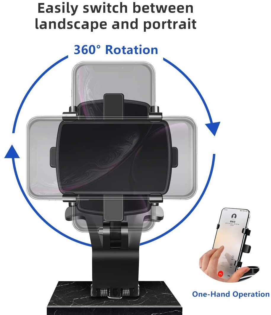 360 Degree Rotation Dashboard Windshield Cell Phone Mount Holder