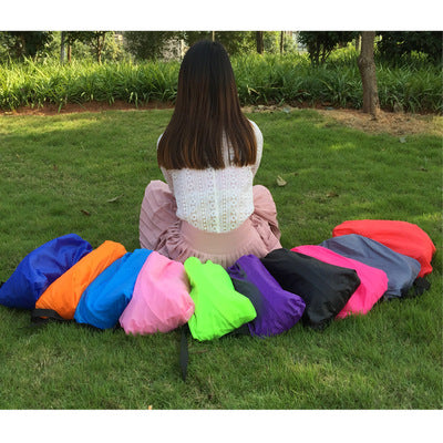 Outdoor Portable Lazy Inflatable Sofa Water Beach Grass Park Air Bed Sofa Toy