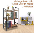 3 Tier Bookshelf Organizer Bookcases 