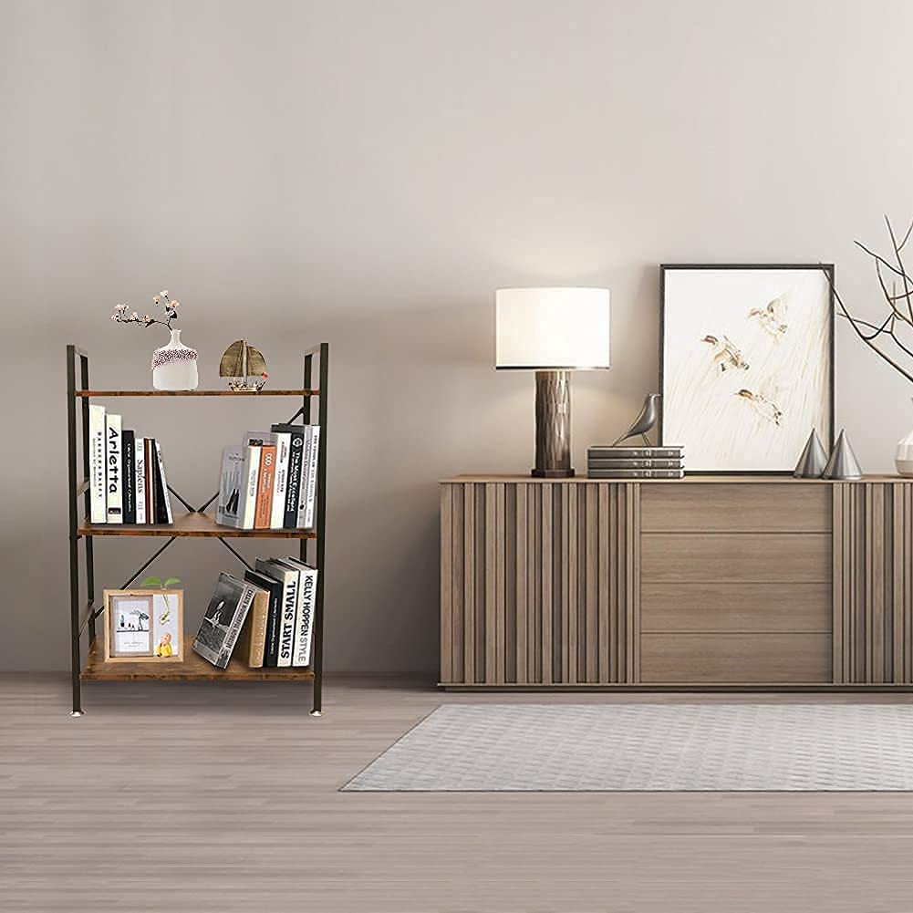 3 Tier Bookshelf Organizer Bookcases 