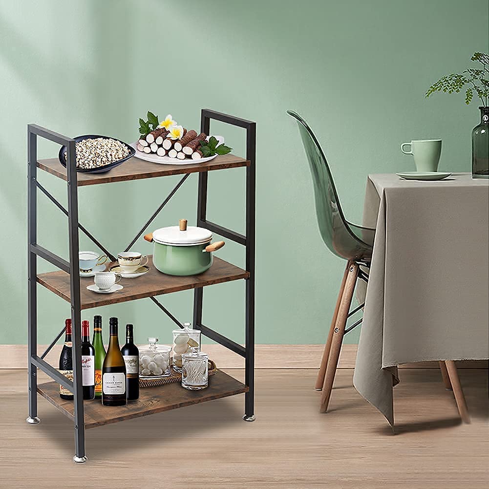 3 Tier Bookshelf Organizer Bookcases 