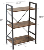 3 Tier Bookshelf Organizer Bookcases 
