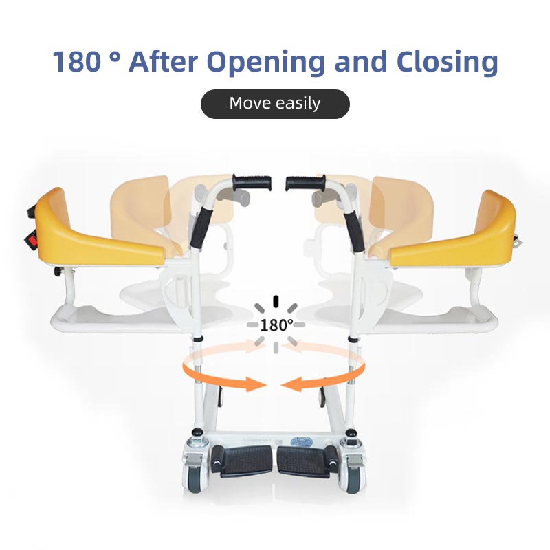 Multifunctional transfer machine Home disability transfer machine Nursing care for bedridden paralyzed elderly Lifting transfer car can take a bath
