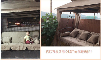 Swing Hanging Chair Lying Down Bed Dual-purpose Outdoor Swing Hammock Courtyard Villa Rocking Chair Rocking Chair